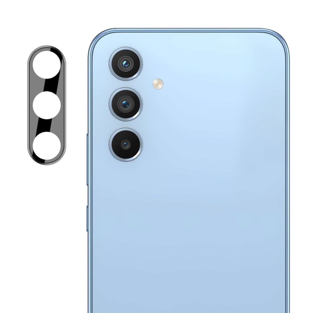 Beskyttelsesfolie for bakre kamera Techsuit for Samsung Galaxy A34 A346, Herdet glass, Svart