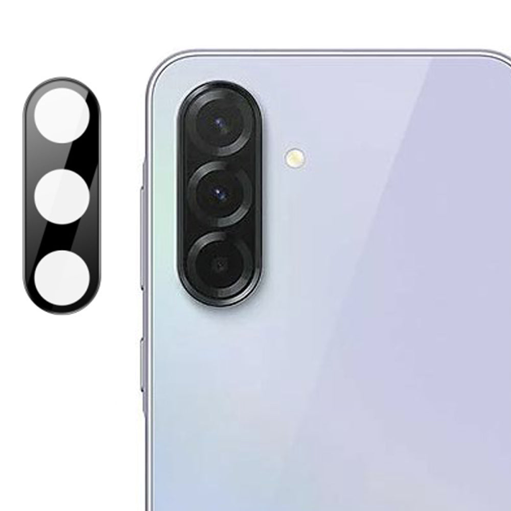 Bakre kameralinsebeskyttelse Techsuit for Samsung Galaxy A36 A366, Herdet glass, svart