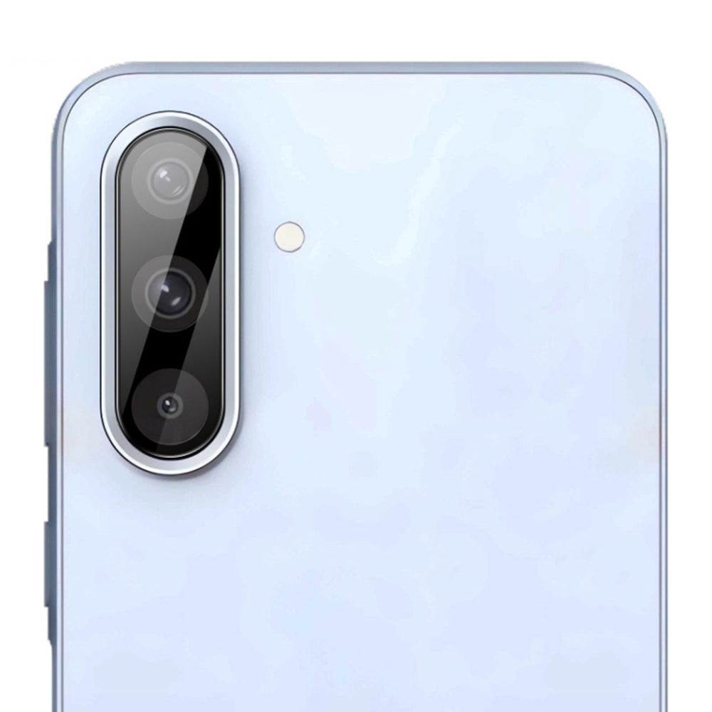 Bakre kameralinsebeskyttelse Techsuit for Samsung Galaxy A36 A366, Herdet glass, svart