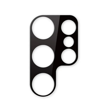 Bakre kameralinsebeskyttelse Techsuit for Samsung Galaxy S23 Ultra S918, Herdet glass, Svart