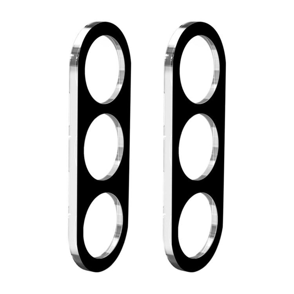 Bakre kameralinsebeskyttelse Techsuit for Samsung Galaxy S25 FE, Herdet glass, Svart