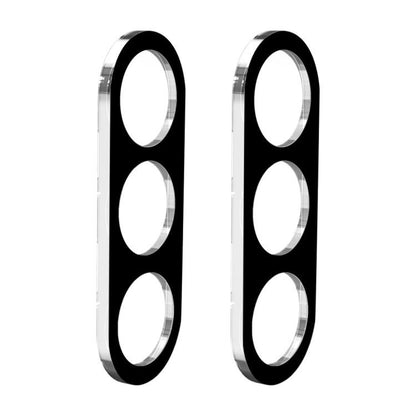 Bakre kameralinsebeskyttelse Techsuit for Samsung Galaxy S25 FE, Herdet glass, Svart
