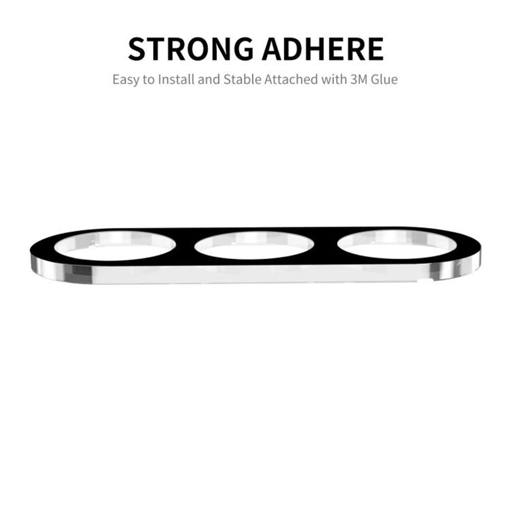 Beskyttelsesfolie for bakre kamera Techsuit for Samsung Galaxy S26 S942, Herdet glass, Svart