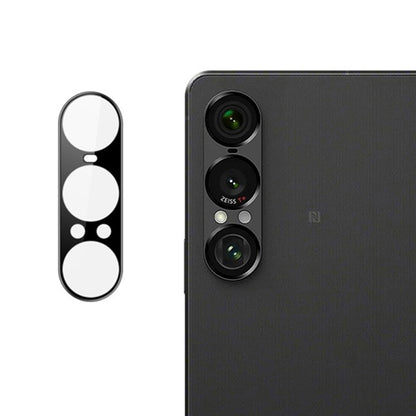 Bakre kameralinsebeskyttelse Techsuit for Sony Xperia 1 VII, Herdet glass, svart