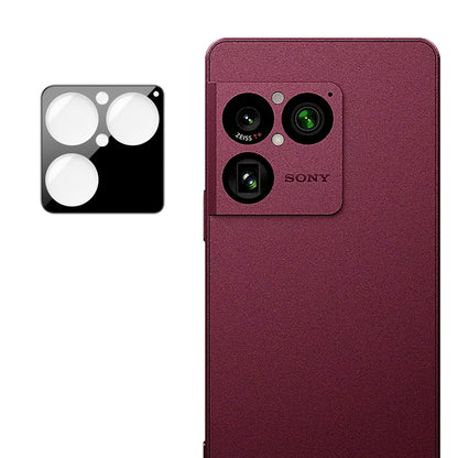 Techsuit beskyttelsesglass til bakkamera for Sony Xperia 1 VIII, herdet glass, svart