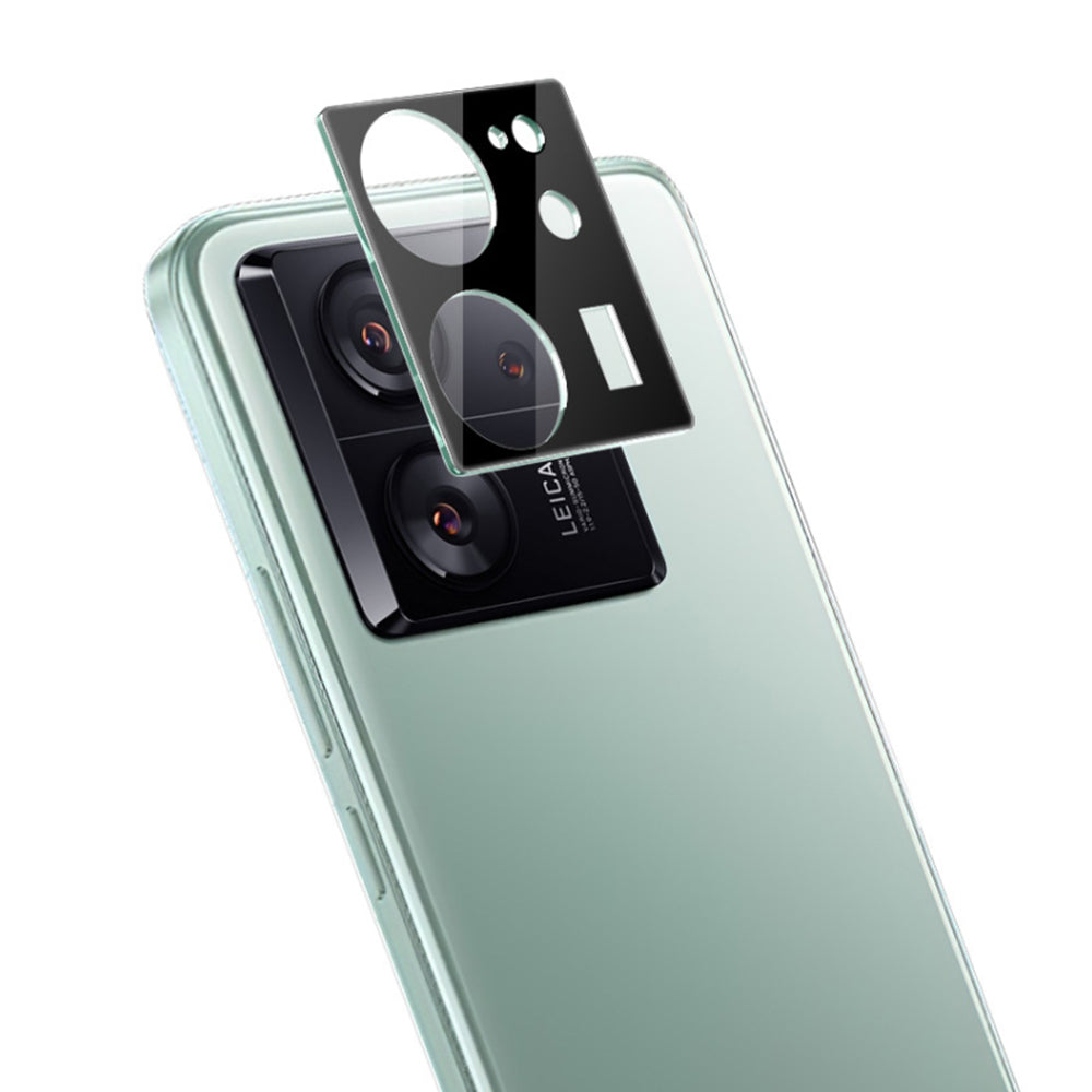 Bakre kameralinsebeskyttelse Techsuit for Xiaomi 13T Pro / 13T, Herdet glass, Svart