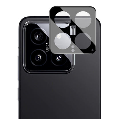 Bakre kameralinsebeskyttelse Techsuit for Xiaomi 14, Herdet glass, Svart