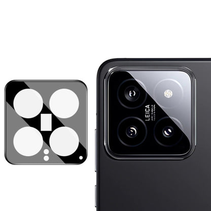 Bakre kameralinsebeskyttelse Techsuit for Xiaomi 14, Herdet glass, Svart