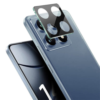 Bakre kameralinsebeskyttelse Techsuit for Xiaomi 14T Pro, Herdet glass, Svart