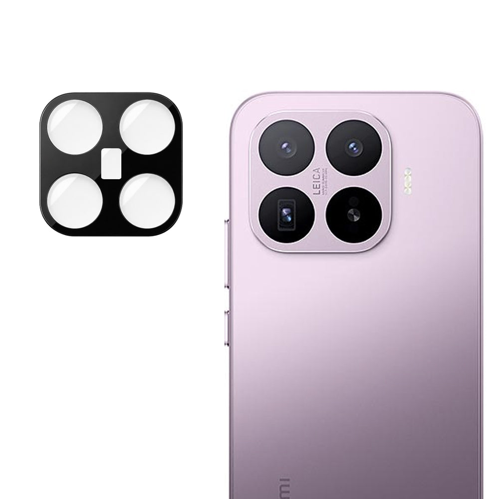 Bakre kameralinsebeskyttelse Techsuit for Xiaomi 17T, Herdet glass, Svart