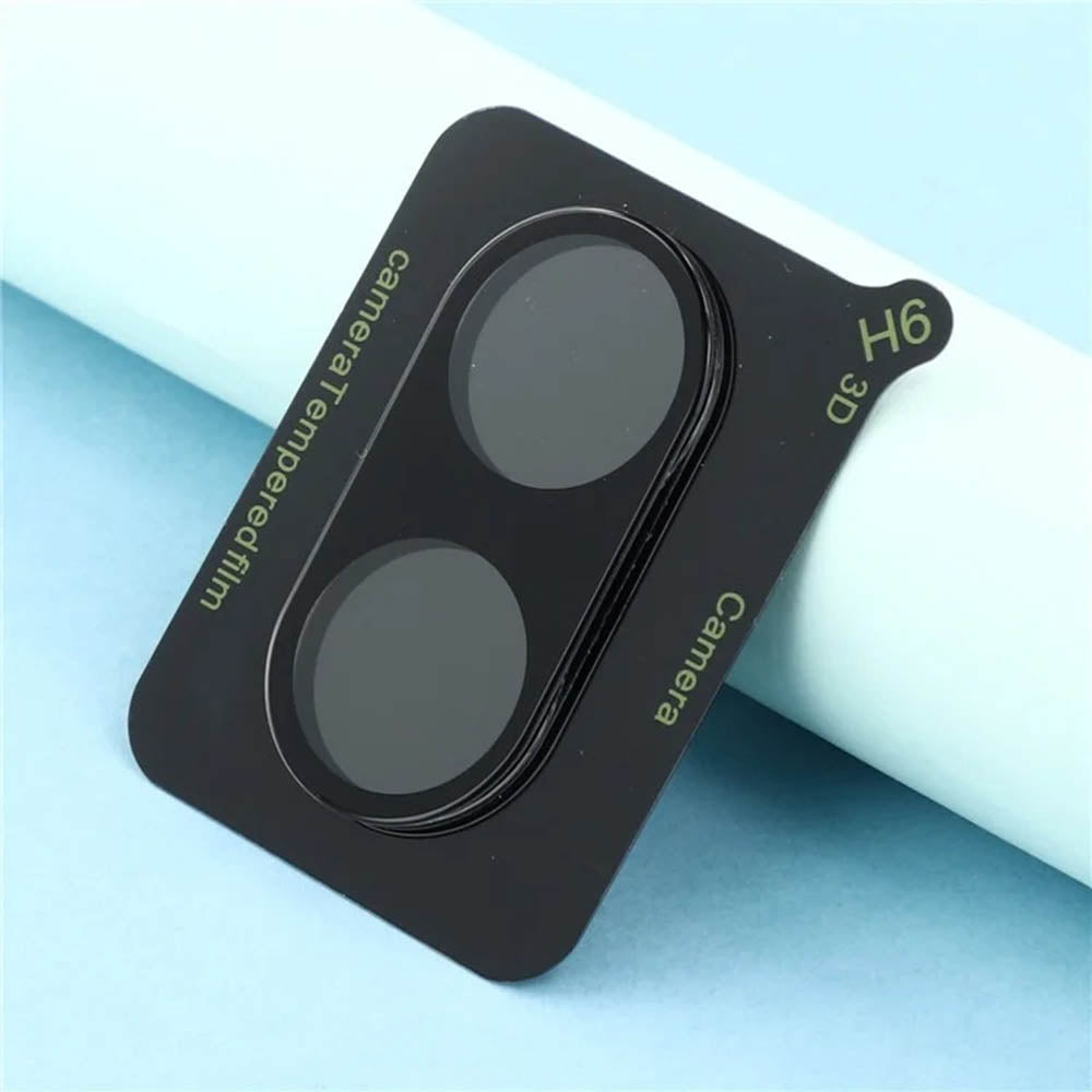 Bakre kameralinsebeskyttelse Techsuit for Xiaomi Poco X7 Pro, Herdet glass, Svart