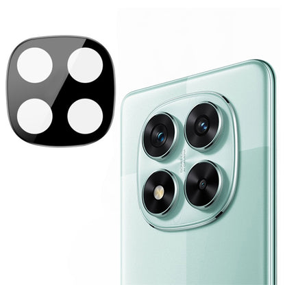 Bakre kameralinsebeskyttelse Techsuit for Xiaomi Poco X7 / Redmi Note 14 Pro 5G, Herdet glass, svart