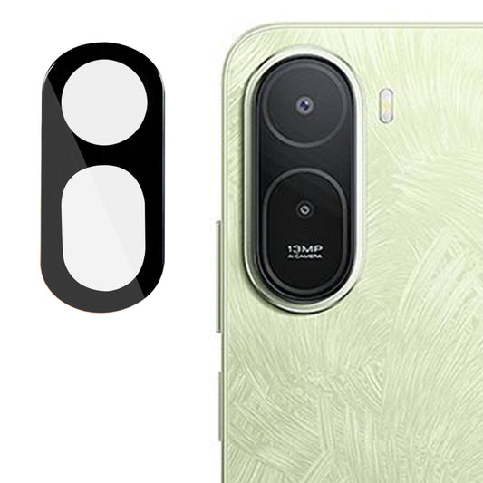 Bakre kameralinsebeskyttelse Techsuit for Xiaomi Redmi A7 Pro 4G, Herdet glass, Svart