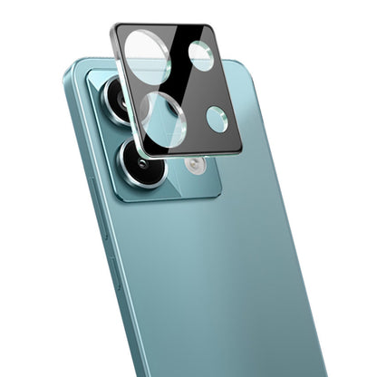 Bakre kameralinsebeskyttelse Techsuit for Xiaomi Redmi Note 13 5G, Herdet glass, Svart
