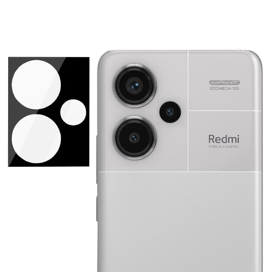 Techsuit bakkamera beskyttelsesfilm for Xiaomi Redmi Note 13 Pro+, Herdet glass, svart