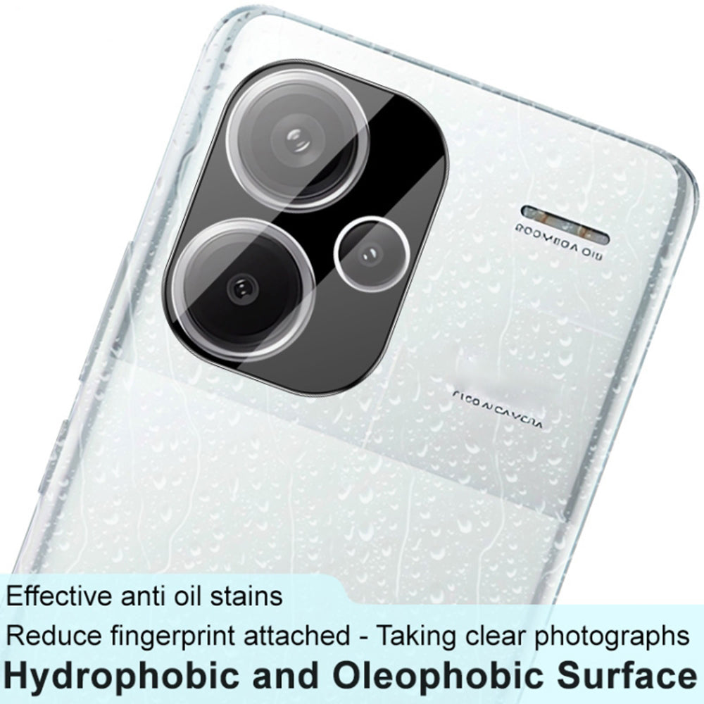 Techsuit bakkamera beskyttelsesfilm for Xiaomi Redmi Note 13 Pro+, Herdet glass, svart