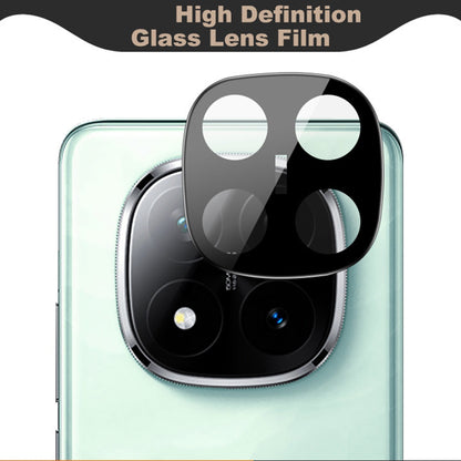 Bakre kameralinsebeskyttelse Techsuit for Xiaomi Redmi Note 14 Pro+ 5G, Herdet glass, Svart