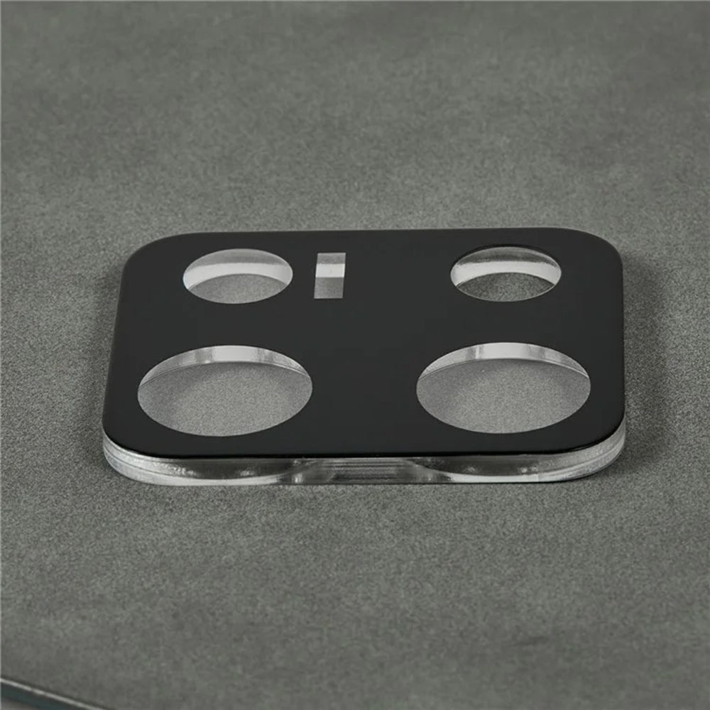 Bakre kameralinsebeskyttelse Techsuit for Xiaomi Redmi Note 14S, Herdet glass, Svart
