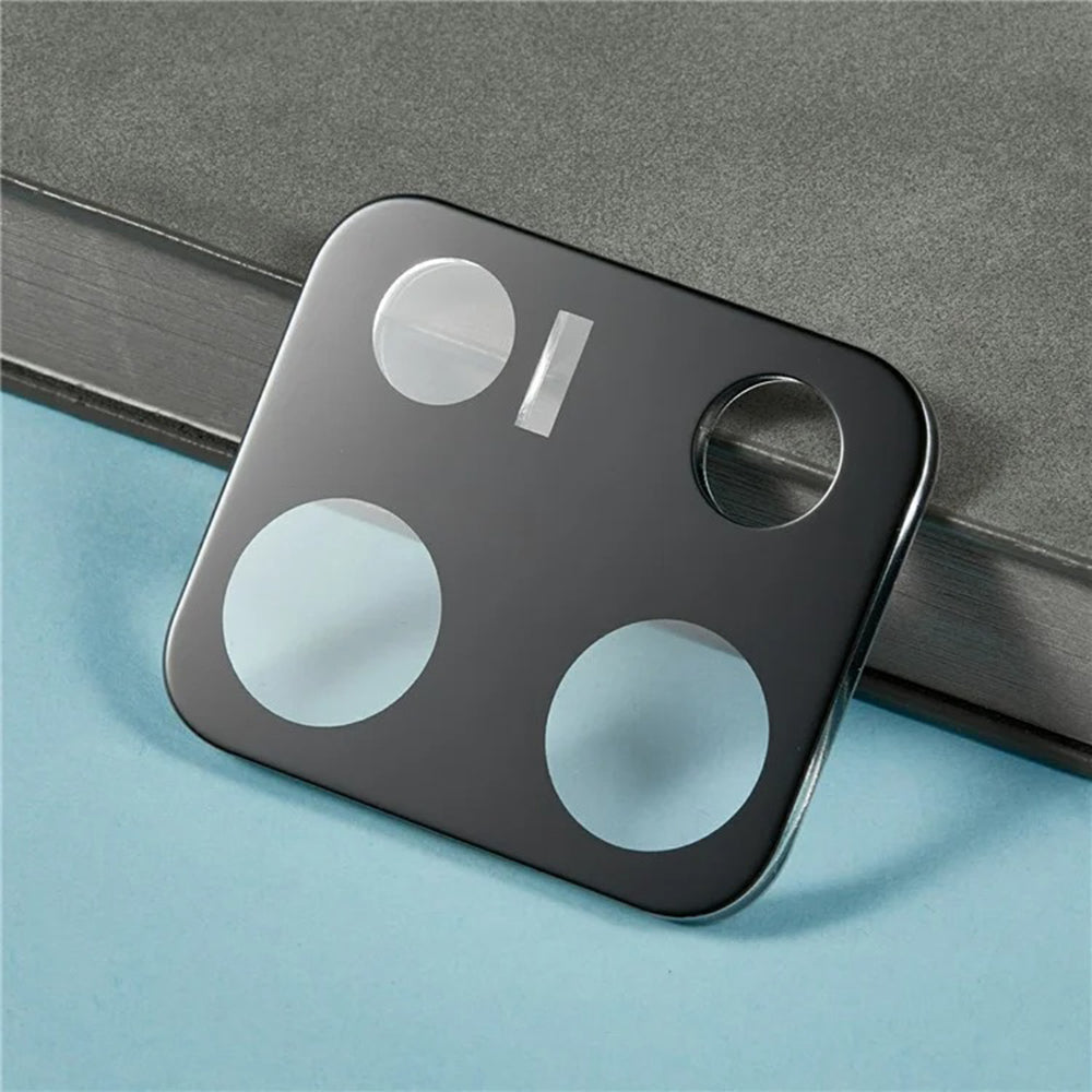 Bakre kameralinsebeskyttelse Techsuit for Xiaomi Redmi Note 14S, Herdet glass, Svart