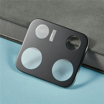 Bakre kameralinsebeskyttelse Techsuit for Xiaomi Redmi Note 14S, Herdet glass, Svart