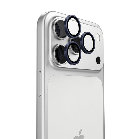 Torras Lensguard bakkamera beskyttelsesfilm for Apple iPhone 17 Pro Max / 17 Pro, herdet glass, blå