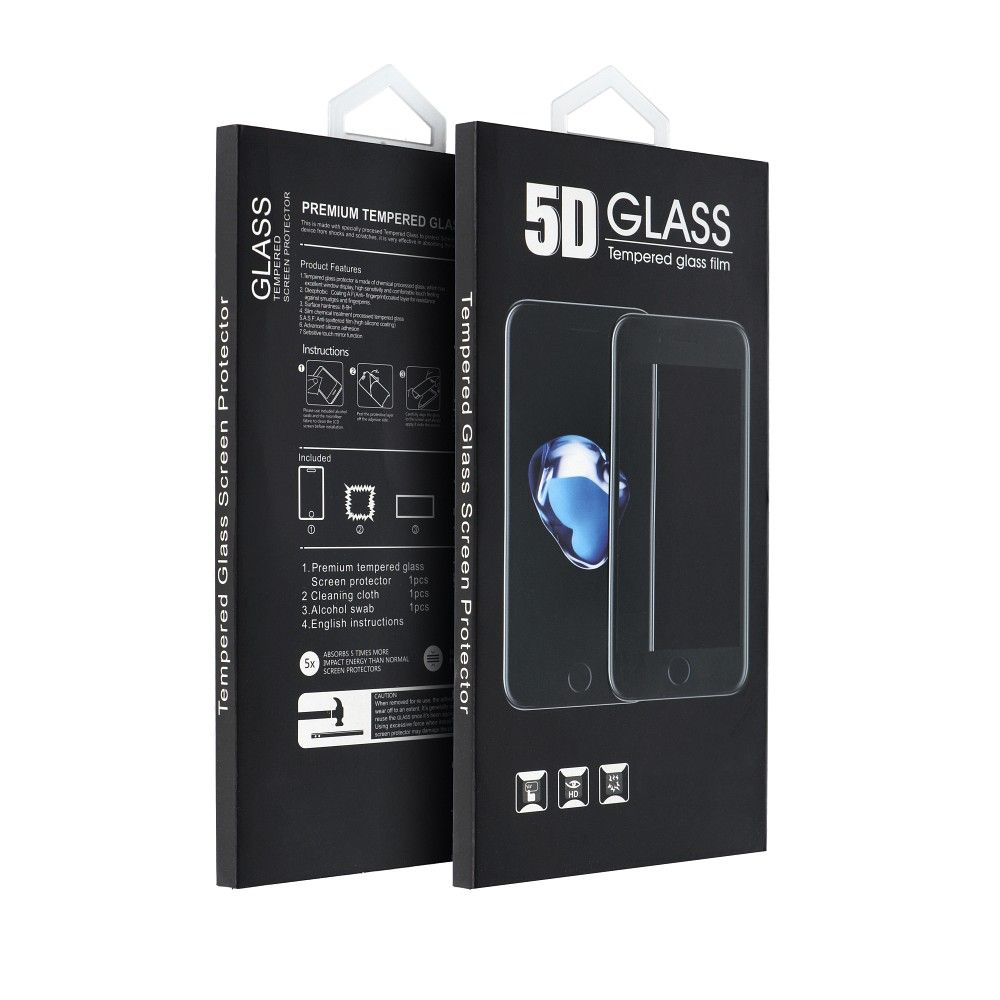 OEM Privacy Shield skjermbeskytter for Apple iPhone 11 Pro Max / XS Max, glassbeskyttet, full liming, 5D 