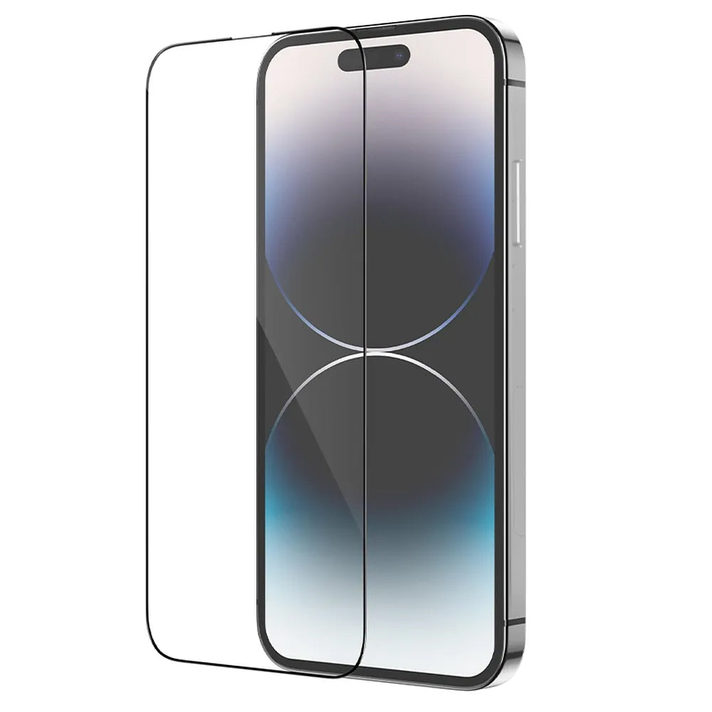 Skjermbeskytter HOCO for Apple iPhone 14 Pro Max, Herdet Glass, Full Lim, Sett med 25 stykker, Svart
