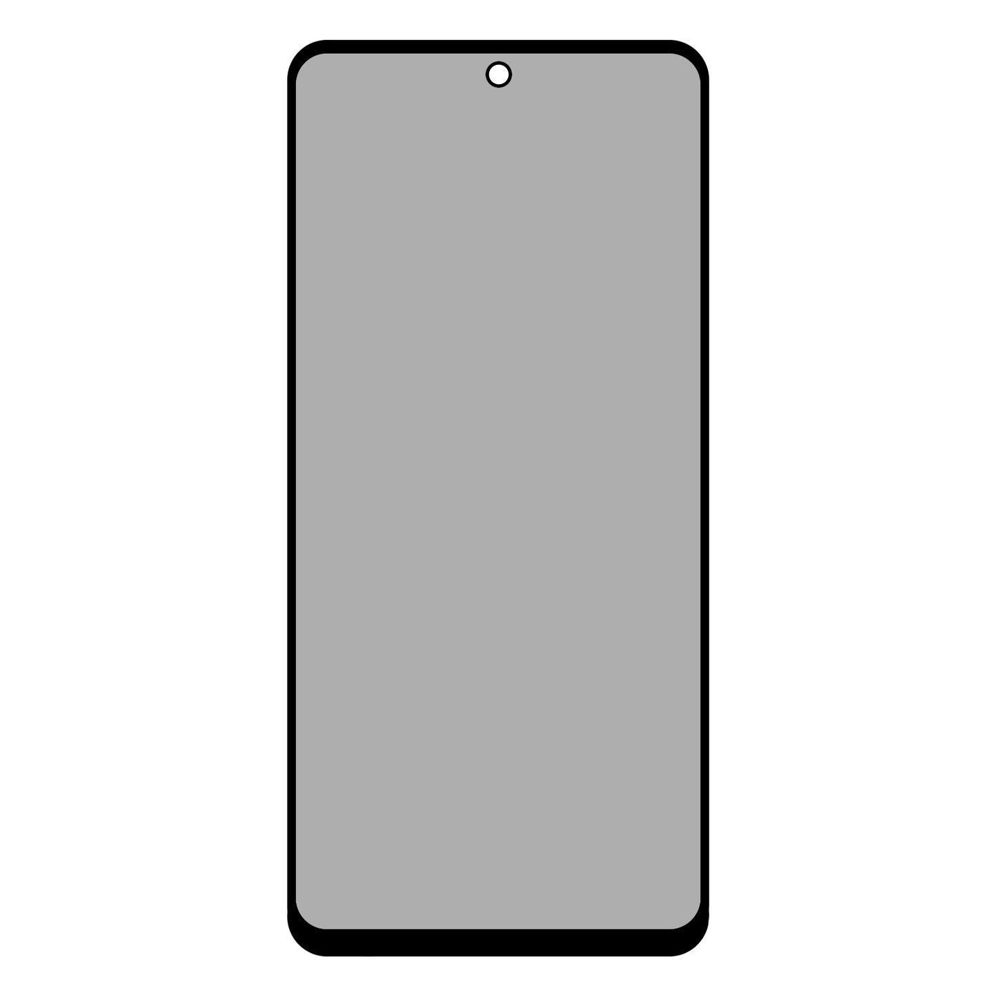 Privacy OG Premium skjermbeskyttelsesfilm for Samsung Galaxy S23 FE S711 / A54 A546, Herdet glass, Full lim