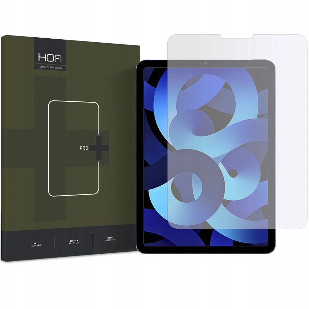 HOFI PRO+ skjermbeskyttelsesfilm for Apple iPad Air (2022) / Air (2020), Herdet glass, Full lim, HOFI040