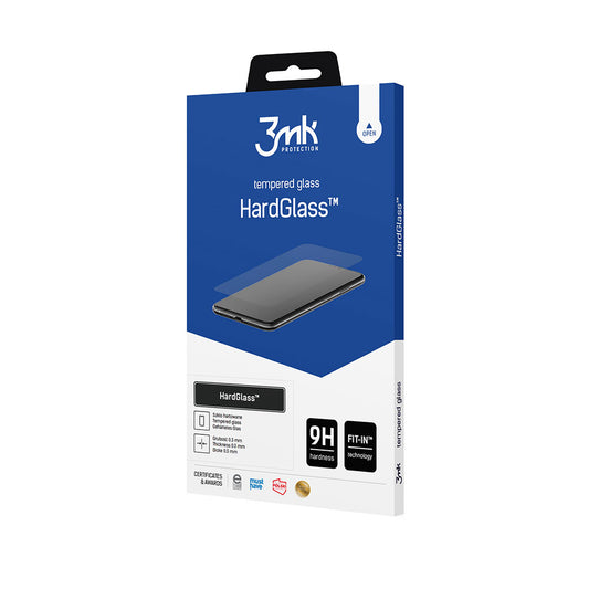 3MK HardGlass skjermbeskytter for Samsung Galaxy Galaxy S21 FE 5G G990, hardt glass, full lim