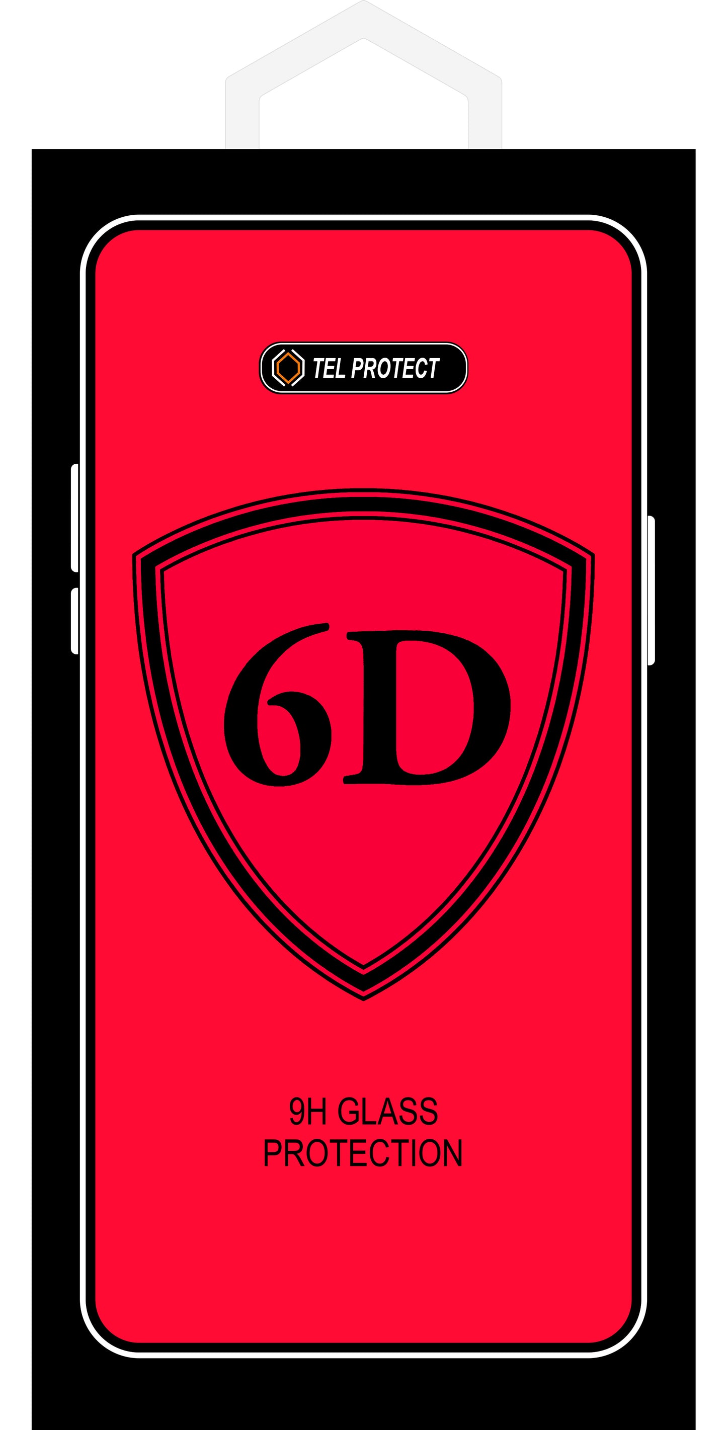 OEM skjermbeskyttelsesfilm for Samsung Galaxy A51 5G A516 / A51 A515, Herdet glass, Full lim, 6D, Svart