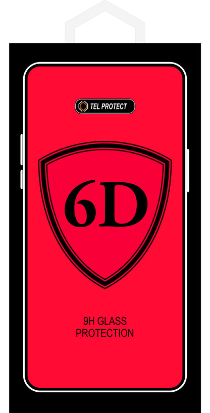 OEM skjermbeskyttelsesfilm for Samsung Galaxy A51 5G A516 / A51 A515, Herdet glass, Full lim, 6D, Svart