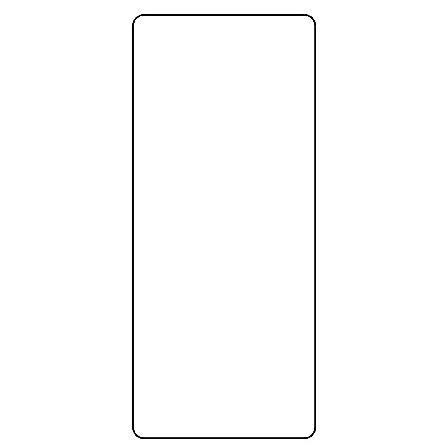 OEM skjermbeskyttelsesfilm for Samsung Galaxy S25 Ultra S938, Herdet glass, Full lim, 5D, Svart