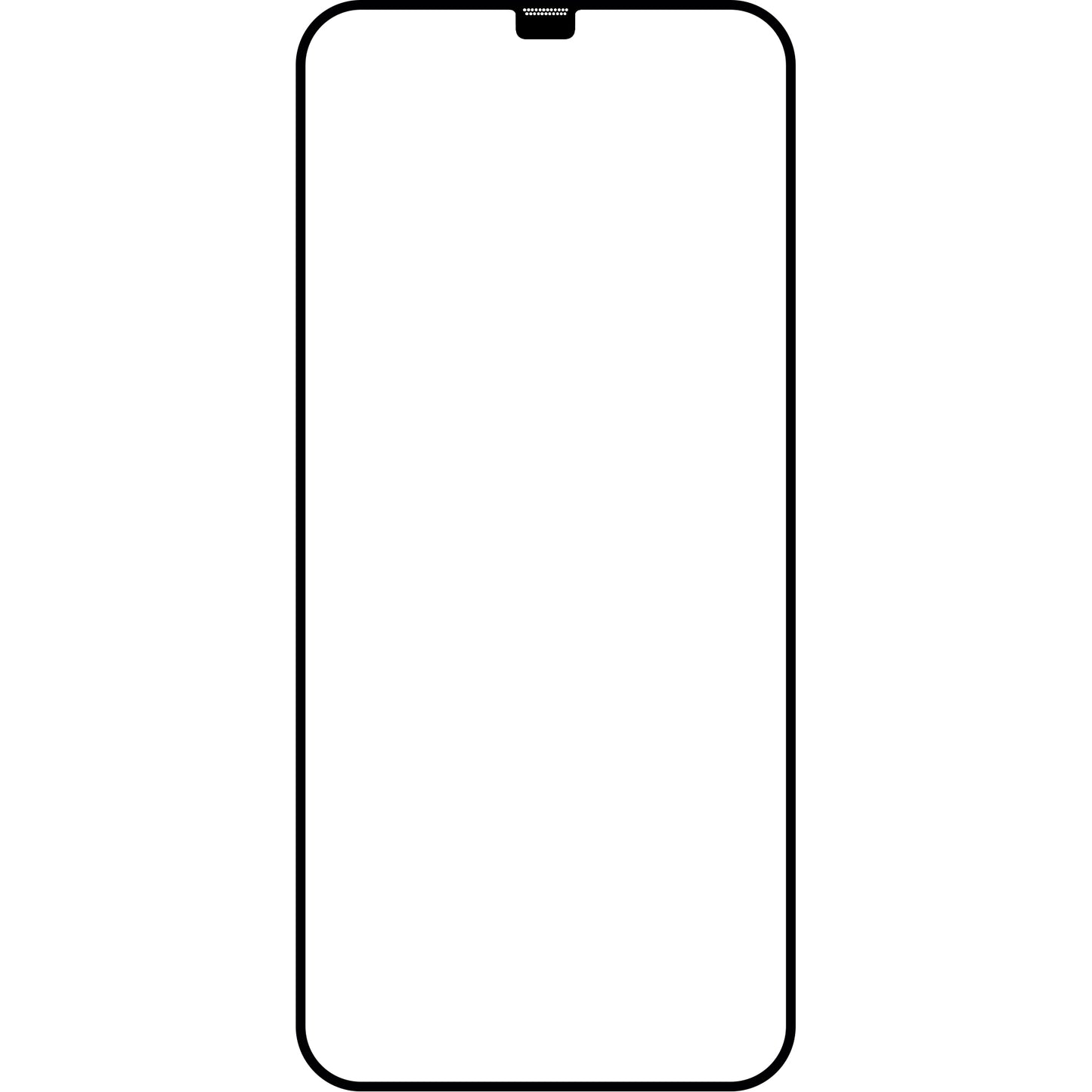 OEM skjermbeskyttelsesfilm med automatisk justering for Apple iPhone 11 Pro / XS, herdet glass, full lim, 5D, svart