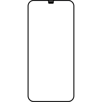 OEM skjermbeskyttelsesfilm med automatisk justering for Apple iPhone 12 Pro, herdet glass, full lim, 5D, svart