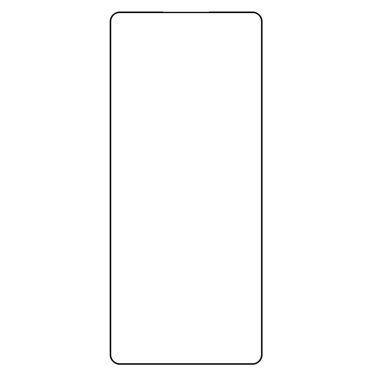 Bear HD skjermbeskyttelse for Samsung Galaxy S25 Ultra S938, Herdet glass, Full lim, Svart