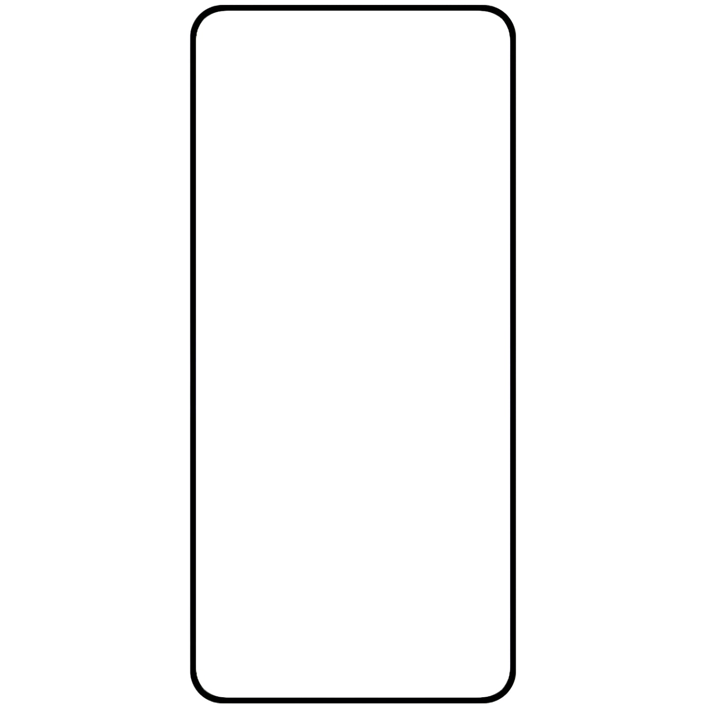 OEM skjermbeskyttelsesfilm for Samsung Galaxy A56 A566, Herdet glass, Full lim, 5D, Svart