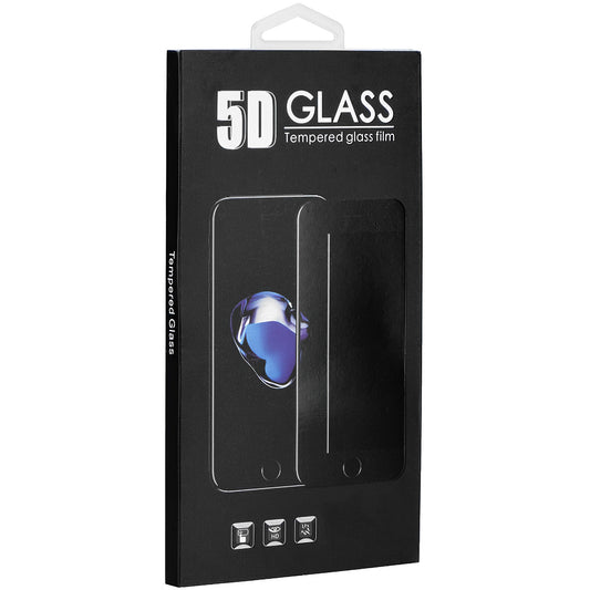 OEM skjermbeskyttelsesfilm for Samsung Galaxy A36 A366, Herdet glass, Full lim, 5D, Svart