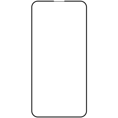 OEM skjermbeskyttelsesfilm for Apple iPhone 15 Pro Max, Herdet glass, Full lim, Sett med 10 stk, 9D, Svart