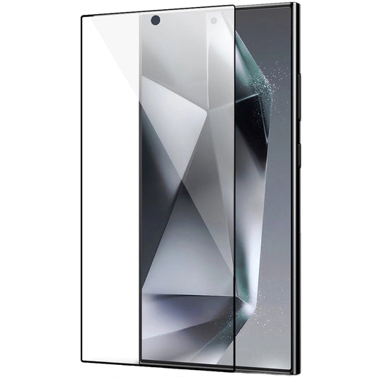 Skjermbeskytter Joyroom for Samsung Galaxy S24 Ultra S928, Herdet glass, Full lim, 2.5D, Svart
