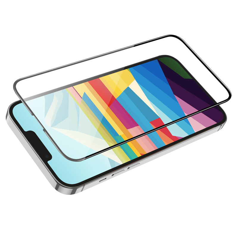 Skjermbeskytter HOCO G16 for Apple iPhone 16 / 15, Herdet Glass, Full Lim, 5D, Svart