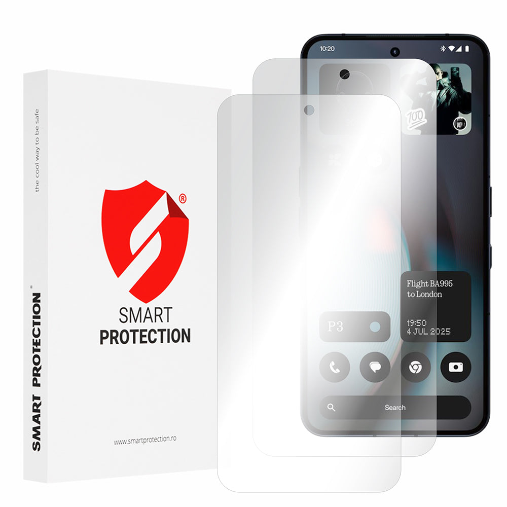 Smart Protection Premium Classic skjermbeskyttelsesfilm for Nothing Phone (3), plast, sett med 2 stk