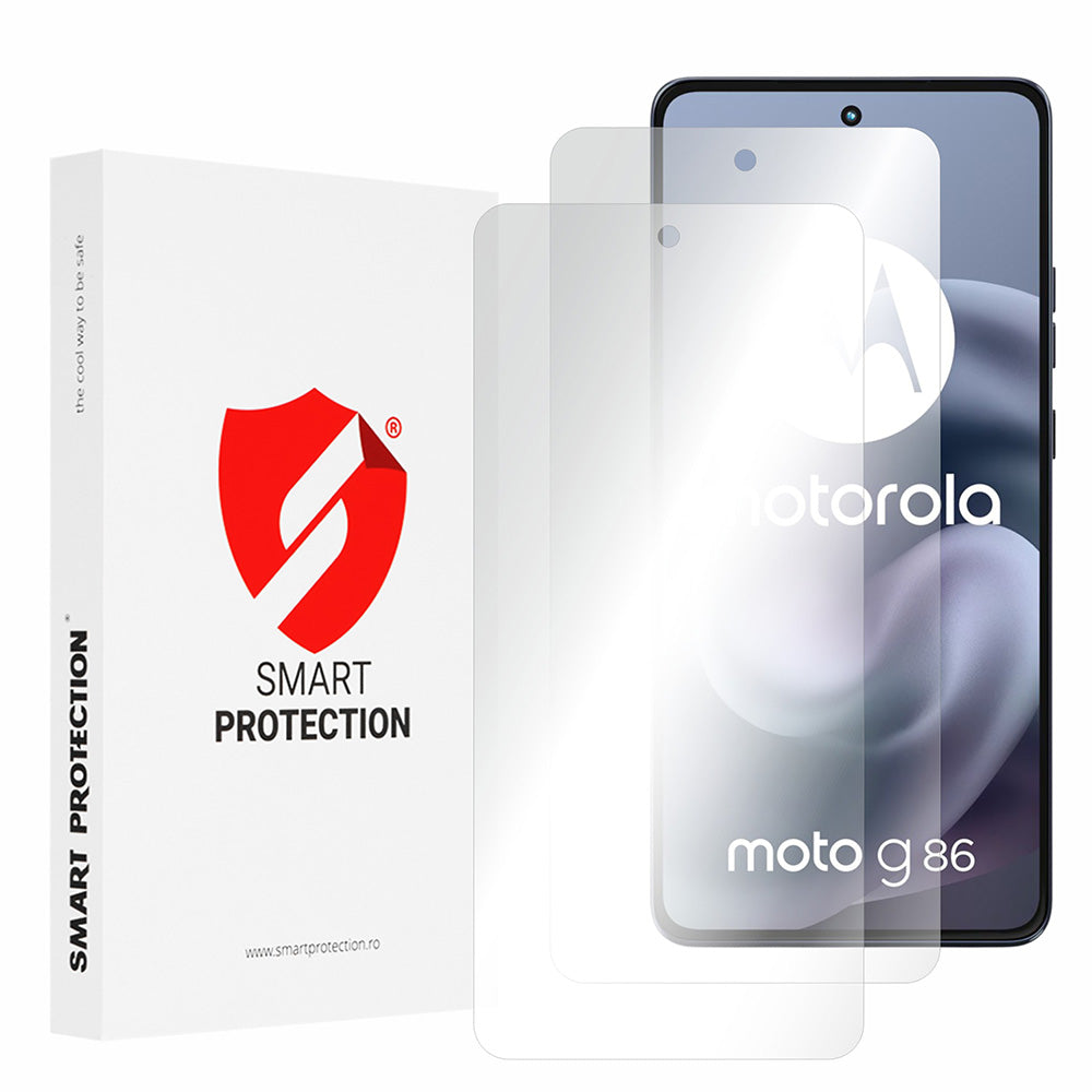 Smart Protection Premium Classic skjermbeskyttelsesfilm for Motorola Moto G86, plast, sett med 2 stk