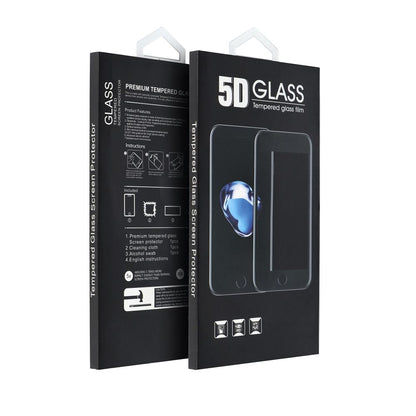 OEM skjermbeskyttelsesfilm for Xiaomi Redmi Note 14S, Herdet glass, Full lim, 5D, Svart