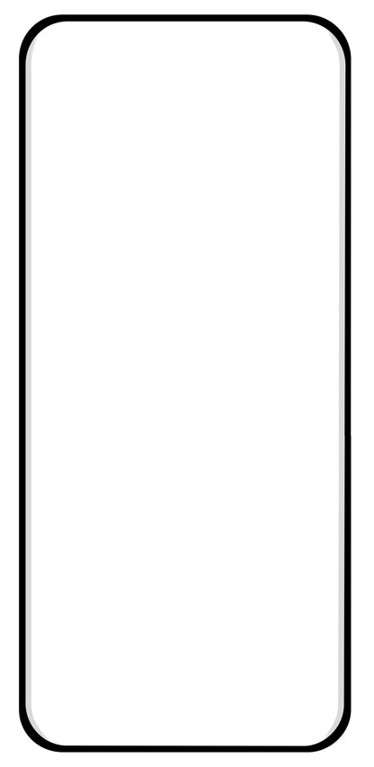 Blue Shield skjermbeskytter for Motorola Edge 60 Pro, Herdet glass, Edge Glue, Case Friendly, Svart