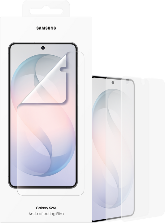 Skjermbeskyttelsesfolie Anti-reflecting for Samsung Galaxy S26 Plus S947, Plast, Sett med 2 stykker EF-US947CTEGWW