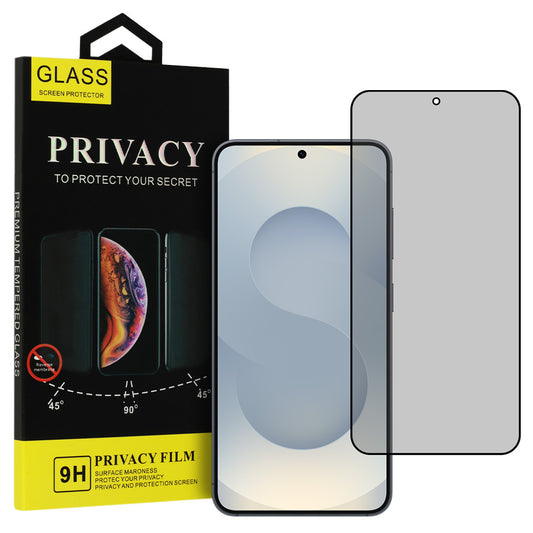 Privacy-skjermbeskyttelse OEM Shield Screen for Samsung Galaxy S25 S931, Herdet glass, Full lim