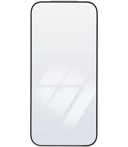 OEM Ultra Strong 45KG Skjermbeskyttelsesfilm for Apple iPhone 17e / 16e / 14 / 13 Pro, Herdet Glass, Full Lim, 2.5D, Svart