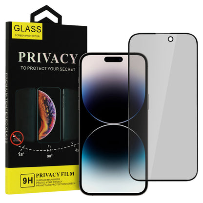 Privacy-skjermbeskytter OEM for Apple iPhone 17, Herdet glass, Full lim