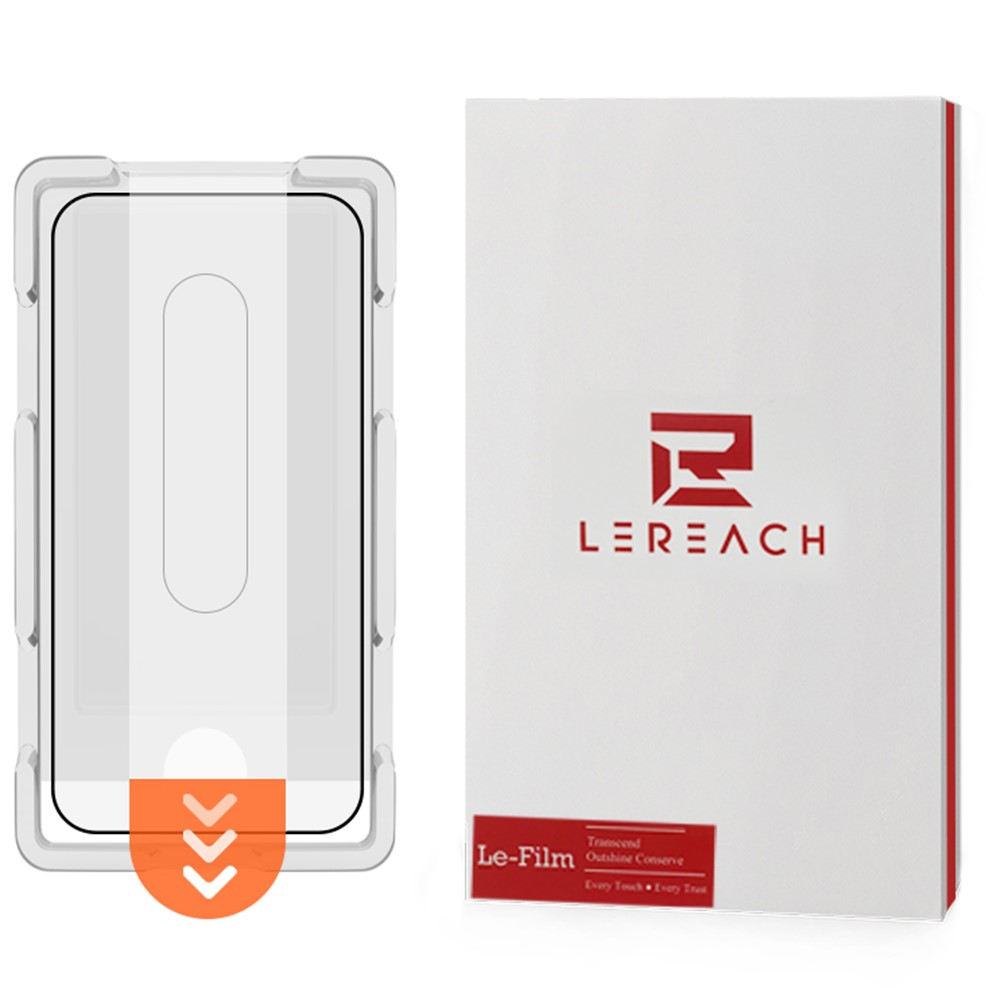 Lereach skjermbeskyttelse for Xiaomi 17T Pro, Herdet glass, Full lim, Svart